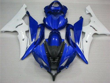 Azul Blanco Negro Carenado Yamaha R6 2008-2016