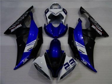 Azul Blanco Negro YEC 23 Carenado Yamaha R6 2008-2016