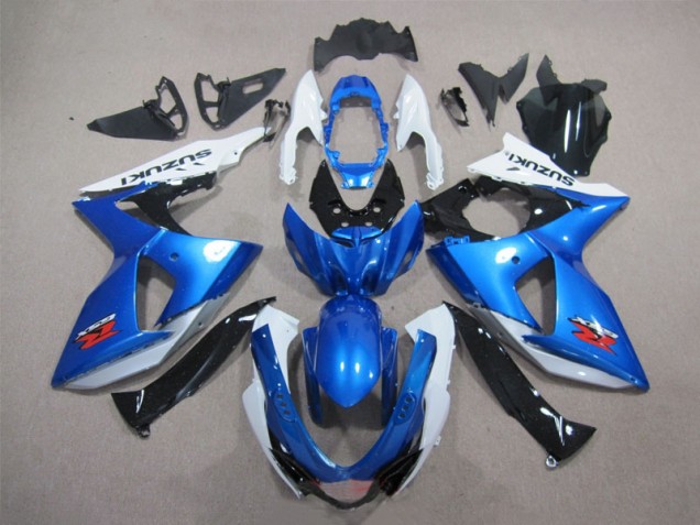 Azul Blanco Plástica Suzuki GSXR 1000 K9 2009-2016 Azul Blanco Plástica Suzuki GSXR 1000 K9 2009-2016