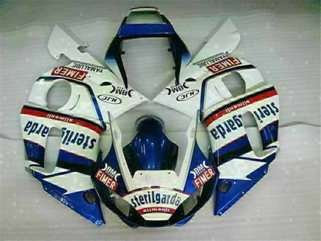 Azul Blanco Plástico Yamaha R6 1998-2002