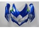 Azul Blanco Verde Carenado Suzuki GSXR 600 / 750 K8 2008-2010 Azul Blanco Verde Carenado Suzuki GSXR 600 / 750 K8 2008-2010