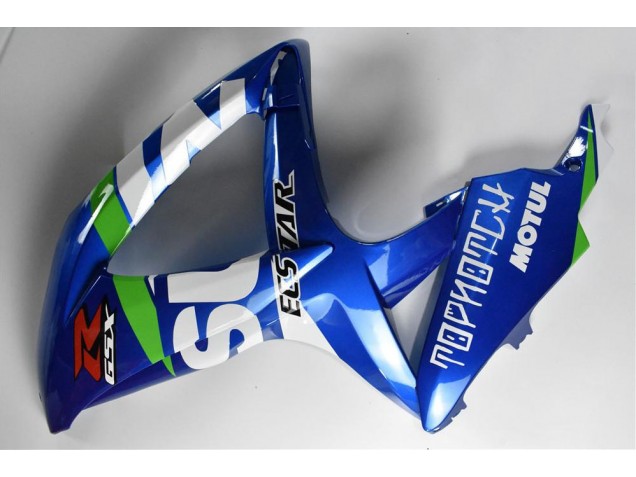 Azul Blanco Verde Carenado Suzuki GSXR 600 / 750 K8 2008-2010 Azul Blanco Verde Carenado Suzuki GSXR 600 / 750 K8 2008-2010