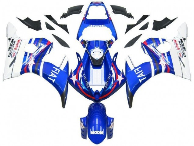 Azul Estrella Fiat Carenado Yamaha R6 2003-2005
