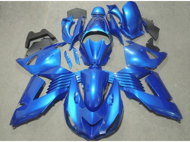Azul Kit Carenado ABS Completo Kawasaki ZX14R ZZR 1400 2006-2011