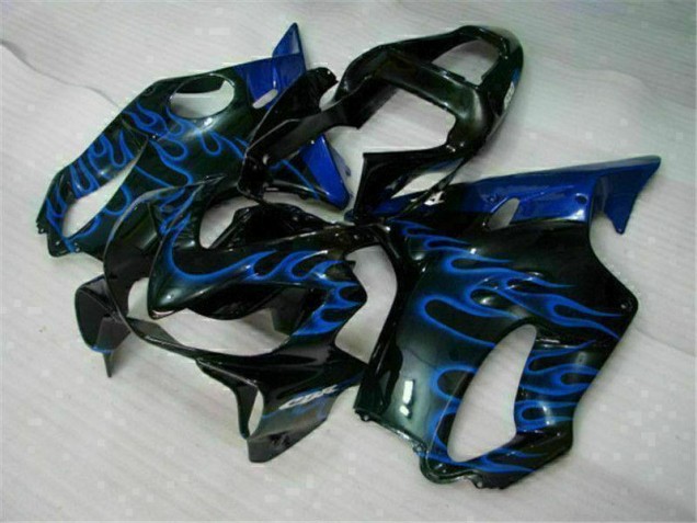 Azul Llamas Carenado Honda CBR 600 F4i 2001-2003 Azul Llamas Carenado Honda CBR 600 F4i 2001-2003