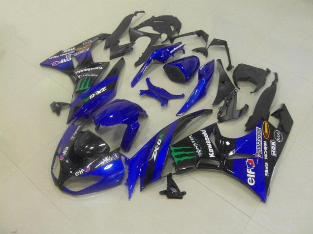 Azul Monster Carenado Kawasaki ZX6R 2009-2012 Azul Monster Carenado Kawasaki ZX6R 2009-2012