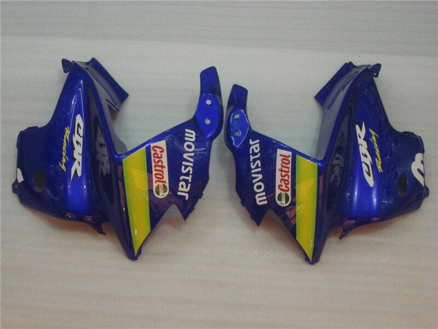 Azul Movistar Castrol Carenado Honda CBR 600 F3 1995-1998 Azul Movistar Castrol Carenado Honda CBR 600 F3 1995-1998