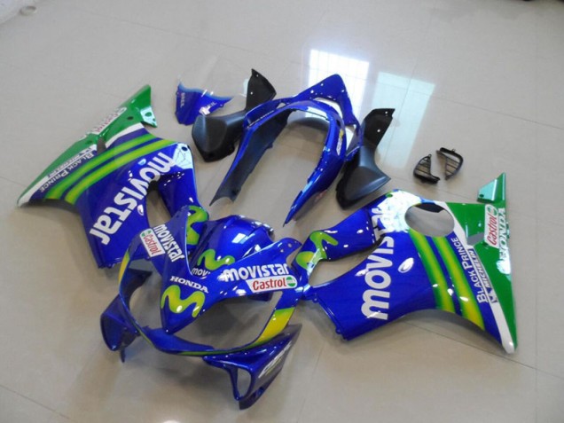 Azul Movistar Castrol Carenado Honda CBR 600 F4i 2004-2007