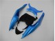 Azul Negro ABS Carenado Kawasaki ZX6R 2009-2012 Azul Negro ABS Carenado Kawasaki ZX6R 2009-2012