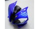Azul Negro ABS Carenado Yamaha R6 2006-2007 Azul Negro ABS Carenado Yamaha R6 2006-2007