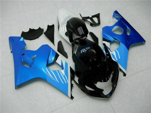Azul Negro ABS Kits Carenado Suzuki GSXR 600 / 750 K4 2004-2005