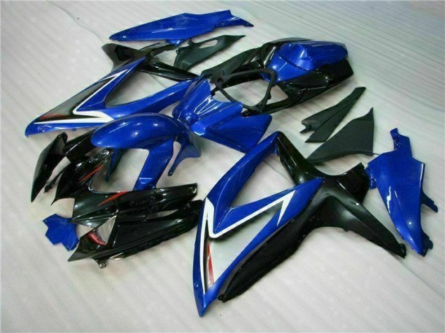 Azul Negro ABS Kits Carenado Suzuki GSXR 600 / 750 K8 2008-2010