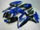 Azul Negro ABS Kits Carenado Suzuki GSXR 600 / 750 K8 2008-2010
