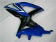 Azul Negro ABS Kits Carenado Suzuki GSXR 600 / 750 K8 2008-2010