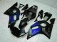 Azul Negro ABS Plástica Yamaha R6 1998-2002 Azul Negro ABS Plástica Yamaha R6 1998-2002