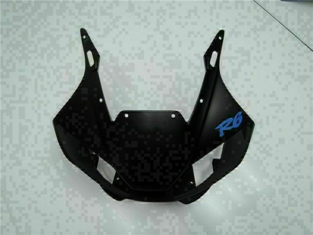 Azul Negro ABS Plástica Yamaha R6 1998-2002 Azul Negro ABS Plástica Yamaha R6 1998-2002