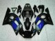 Azul Negro ABS Plástica Yamaha R6 1998-2002 Azul Negro ABS Plástica Yamaha R6 1998-2002