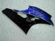 Azul Negro ABS Plástica Yamaha R6 2006-2007 Azul Negro ABS Plástica Yamaha R6 2006-2007