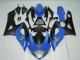 Azul Negro ABS Plástico Suzuki GSXR 1000 K5 2005-2006 Azul Negro ABS Plástico Suzuki GSXR 1000 K5 2005-2006