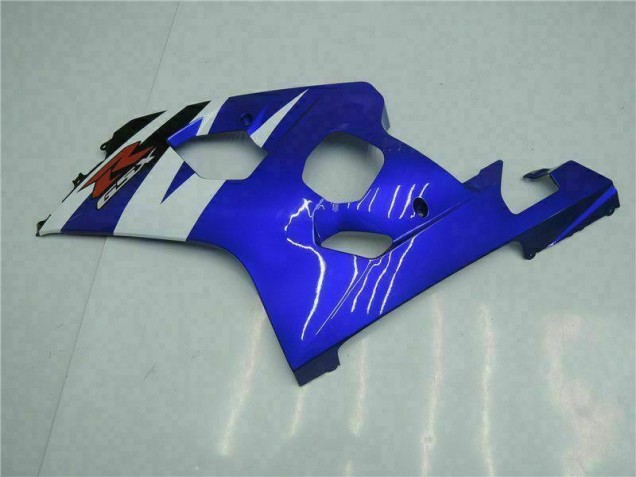 Azul Negro ABS Plásticos Suzuki GSXR 600 / 750 K4 2004-2005 Azul Negro ABS Plásticos Suzuki GSXR 600 / 750 K4 2004-2005