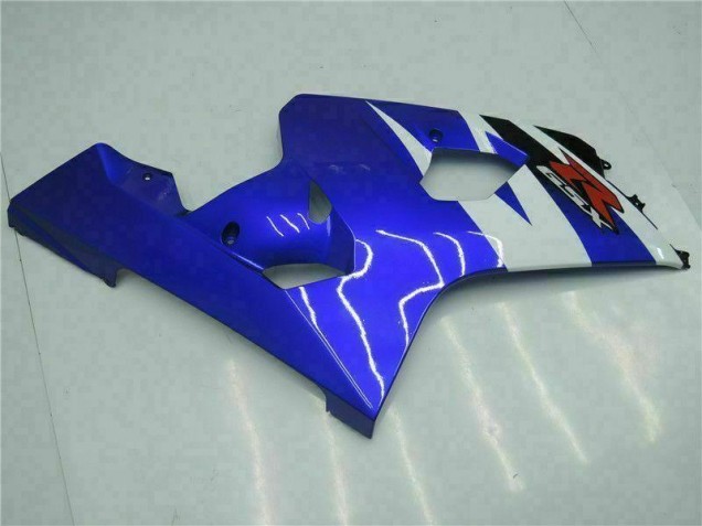 Azul Negro ABS Plásticos Suzuki GSXR 600 / 750 K4 2004-2005 Azul Negro ABS Plásticos Suzuki GSXR 600 / 750 K4 2004-2005