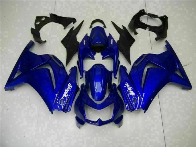 Azul Negro Blanco Ninja Kits Completo Carenado Kawasaki EX250 2008-2012 Azul Negro Blanco Ninja Kits Completo Carenado Kawasaki EX250 2008-2012