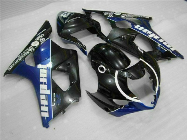 Azul Negro Carenado Completo Suzuki GSXR 1000 K3 2003-2004 Azul Negro Carenado Completo Suzuki GSXR 1000 K3 2003-2004