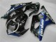 Azul Negro Carenado Completo Suzuki GSXR 1000 K3 2003-2004 Azul Negro Carenado Completo Suzuki GSXR 1000 K3 2003-2004