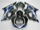 Azul Negro Carenado Completo Suzuki GSXR 1000 K3 2003-2004 Azul Negro Carenado Completo Suzuki GSXR 1000 K3 2003-2004
