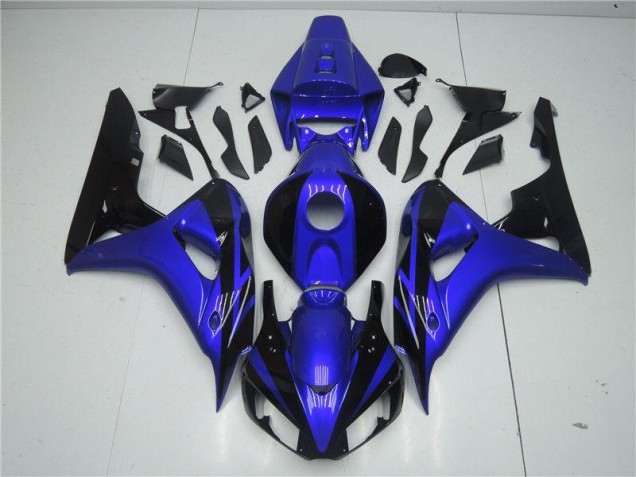 Azul Negro Carenado Honda CBR 1000 RR 2006-2007 Azul Negro Carenado Honda CBR 1000 RR 2006-2007
