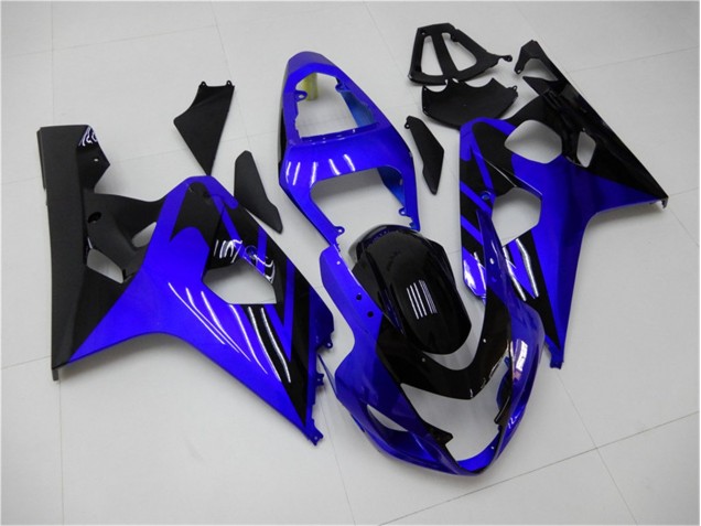 Azul Negro Carenado & Plástico Suzuki GSXR 600 / 750 K4 2004-2005 Azul Negro Carenado & Plástico Suzuki GSXR 600 / 750 K4 2004-2005
