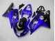 Azul Negro Carenado & Plástico Suzuki GSXR 600 / 750 K4 2004-2005 Azul Negro Carenado & Plástico Suzuki GSXR 600 / 750 K4 2004-2005