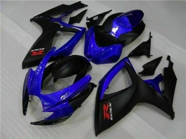 Azul Negro Carenado & Plástico Suzuki GSXR 600 / 750 K6 2006-2007