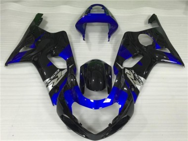 Azul Negro Carenado Suzuki GSXR 1000 K1 2000-2002