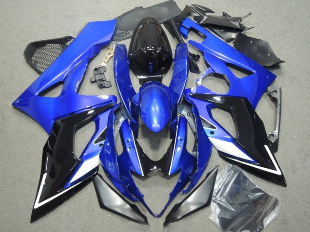 Azul Negro Carenado Suzuki GSXR 1000 K5 2005-2006 Azul Negro Carenado Suzuki GSXR 1000 K5 2005-2006