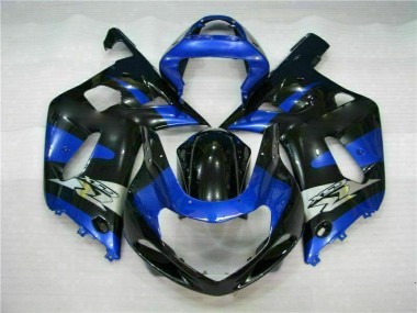 Azul Negro Kit Carenado Suzuki GSXR 600 / 750 K1 K2 K3 2001-2003