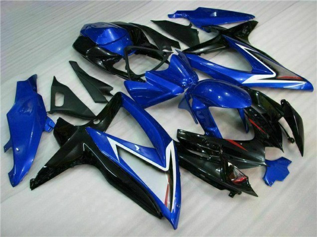 Azul Negro Kit Carenado Suzuki GSXR 600 / 750 K8 2008-2010 Azul Negro Kit Carenado Suzuki GSXR 600 / 750 K8 2008-2010