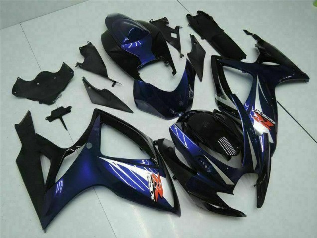 Azul Negro Kits ABS Carenado Suzuki GSXR 600 / 750 K6 2006-2007
