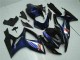 Azul Negro Kits ABS Carenado Suzuki GSXR 600 / 750 K6 2006-2007