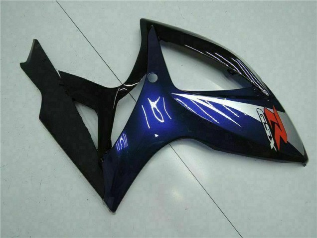 Azul Negro Kits ABS Carenado Suzuki GSXR 600 / 750 K6 2006-2007