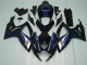 Azul Negro Kits ABS Carenado Suzuki GSXR 600 / 750 K6 2006-2007