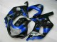 Azul Negro Kits Completo Carenado ABS Suzuki GSXR 600 / 750 K1 K2 K3 2001-2003 Azul Negro Kits Completo Carenado ABS Suzuki GSXR 600 / 750 K1 K2 K3 2001-2003