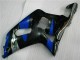 Azul Negro Kits Completo Carenado ABS Suzuki GSXR 600 / 750 K1 K2 K3 2001-2003 Azul Negro Kits Completo Carenado ABS Suzuki GSXR 600 / 750 K1 K2 K3 2001-2003