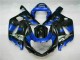 Azul Negro Kits Completo Carenado ABS Suzuki GSXR 600 / 750 K1 K2 K3 2001-2003 Azul Negro Kits Completo Carenado ABS Suzuki GSXR 600 / 750 K1 K2 K3 2001-2003