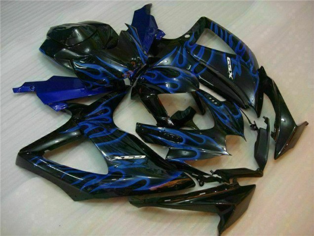 Azul Negro Kits Completo Carenado ABS Suzuki GSXR 600 / 750 K8 2008-2010 Azul Negro Kits Completo Carenado ABS Suzuki GSXR 600 / 750 K8 2008-2010