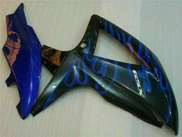 Azul Negro Kits Completo Carenado ABS Suzuki GSXR 600 / 750 K8 2008-2010 Azul Negro Kits Completo Carenado ABS Suzuki GSXR 600 / 750 K8 2008-2010