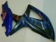 Azul Negro Kits Completo Carenado ABS Suzuki GSXR 600 / 750 K8 2008-2010 Azul Negro Kits Completo Carenado ABS Suzuki GSXR 600 / 750 K8 2008-2010