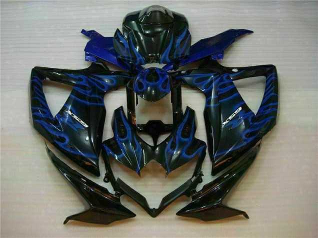 Azul Negro Kits Completo Carenado ABS Suzuki GSXR 600 / 750 K8 2008-2010 Azul Negro Kits Completo Carenado ABS Suzuki GSXR 600 / 750 K8 2008-2010
