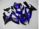 Azul Negro Kits Completo Carenado Suzuki GSXR 600 / 750 K6 2006-2007 Azul Negro Kits Completo Carenado Suzuki GSXR 600 / 750 K6 2006-2007