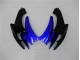 Azul Negro Kits Completo Carenado Suzuki GSXR 600 / 750 K6 2006-2007 Azul Negro Kits Completo Carenado Suzuki GSXR 600 / 750 K6 2006-2007